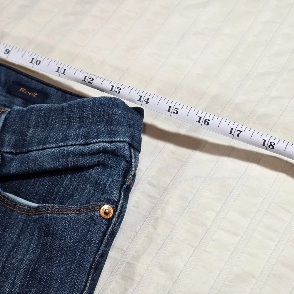 Seven7 Womens Bootcut Jeans Dark Wash Stretch Denim‎ Size 29 Mid Rise Classic